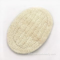 Natural shower loofah pad